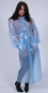 Preview: RA02 PVC Raincoat transparent shiny blue