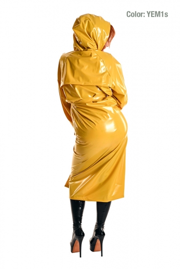 RA02 - PVC Raincoat glossy yellow