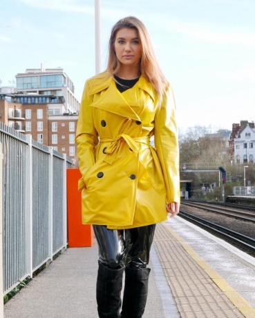 Pvc cheap mac coat