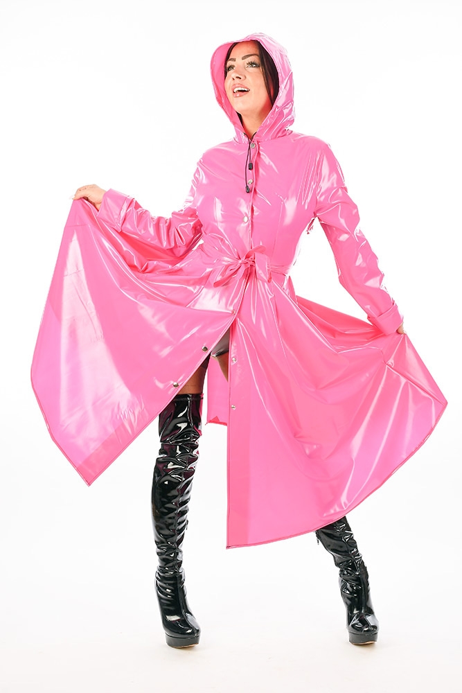 RA86 - PVC Raincoat Ruby