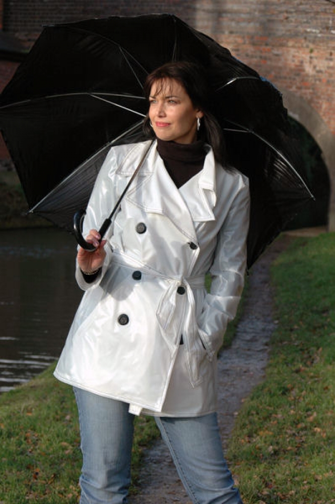 PA15 - PVC Regenmantel Trenchcoat 08