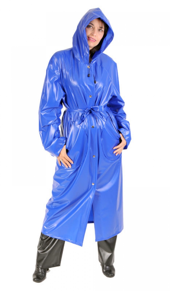 RA02 PVC Raincoat blue